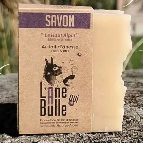 L'Âne qui Bulle - Savon Le Haut Alpin Mélèze Ortie Bio