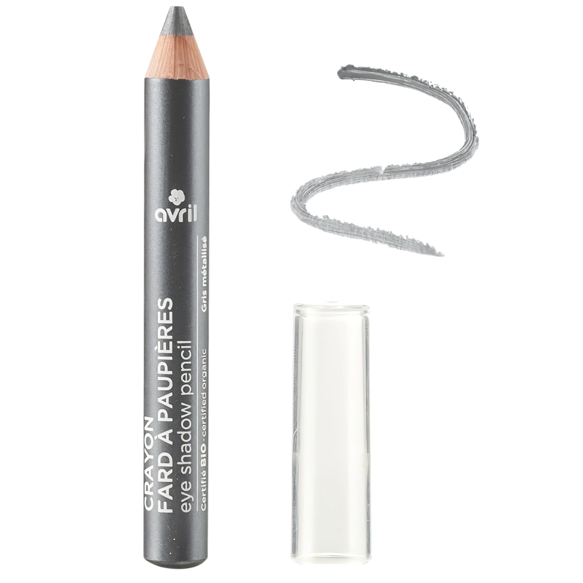 Crayon Fard à Paupières Gris Métallisé Avril