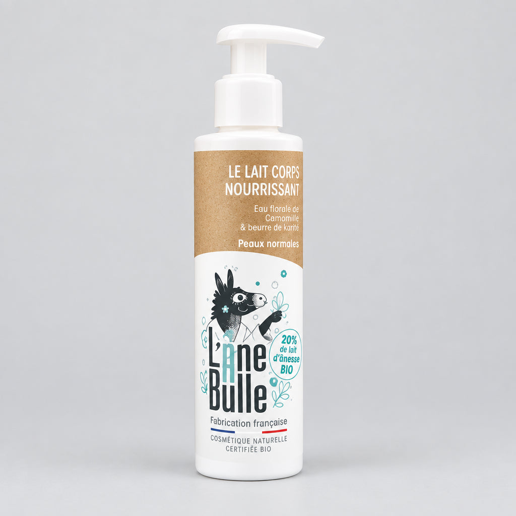 Lait Corps Nourrissant à la Fleur de Coton au lait d'ânesse BIO - Lone Bulle
