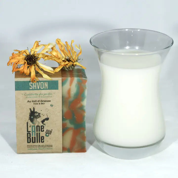 L'Âne qui Bulle - Savon Cueillette du Jardin avec lait d'ânesse frais