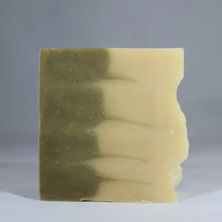 L'Âne qui Bulle - Savon Le Haut Alpin tranche verte et beige