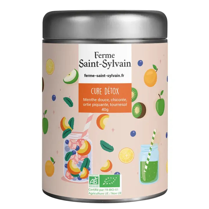 Cure Détox 40g - Tisane composée BIO Ferme Saint-Sylvain