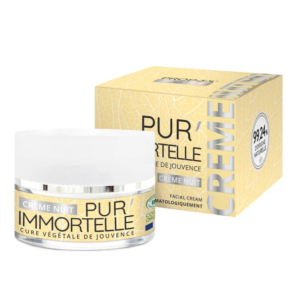 Crème de Nuit Pur'Immortelle - Cure Végétale de Jouvence