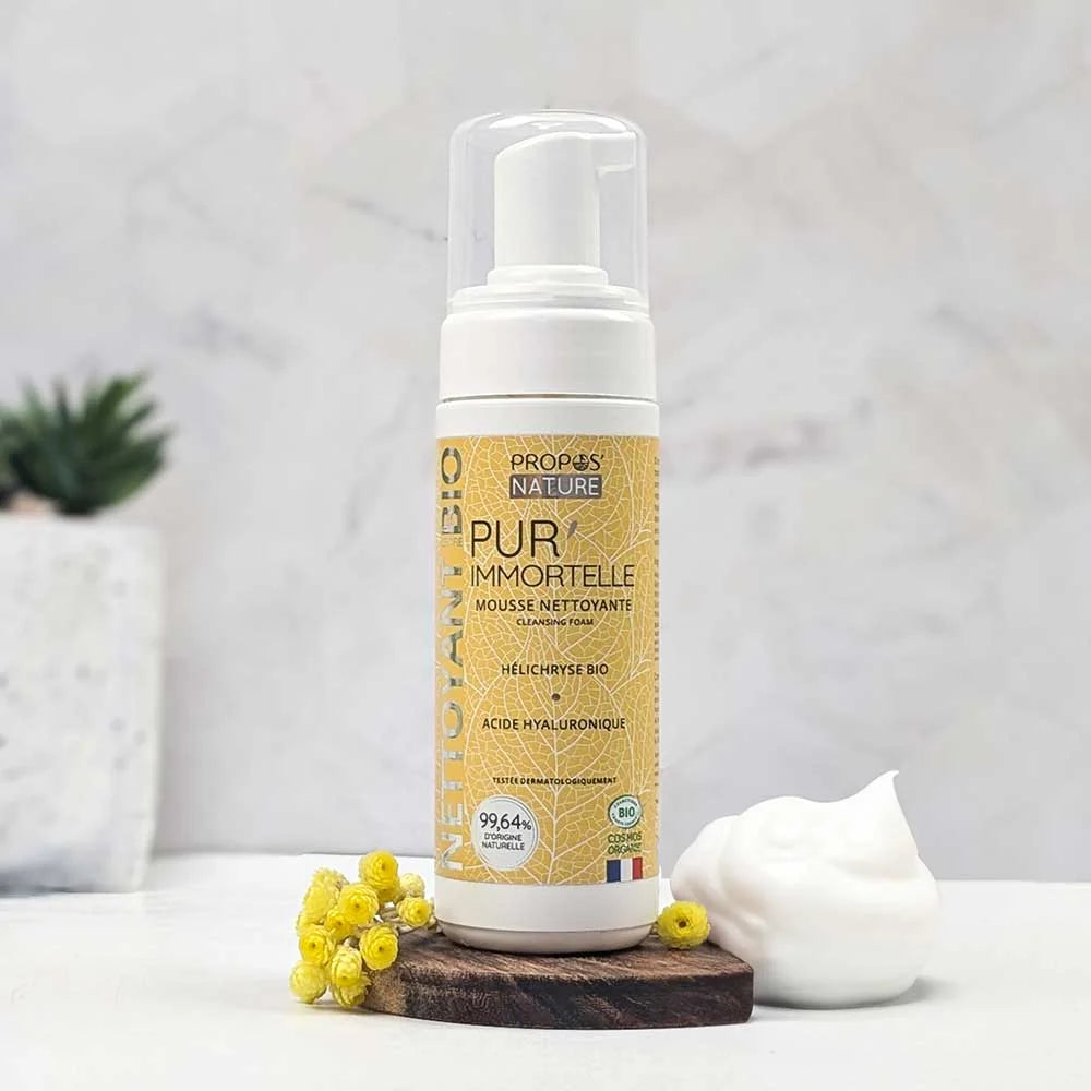 Mousse Nettoyante Pur'Immortelle Bio
