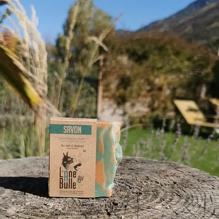 L'Âne qui Bulle - Savon Cueillette du Jardin en plein air Hautes-Alpes