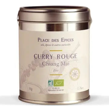 Curry Rouge Bio Chiang Mai – Place des Épices – 50g