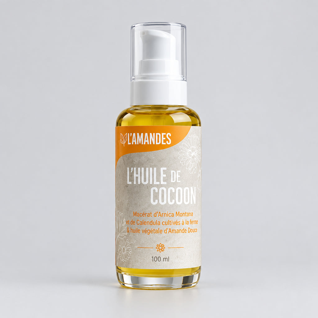 L'Huile de Massage Cocoon à l'Arnica Montana et Calendula - Lone Bulle