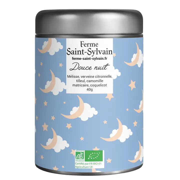 Douce Nuit 40g - Tisane composée BIO Ferme Saint-Sylvain