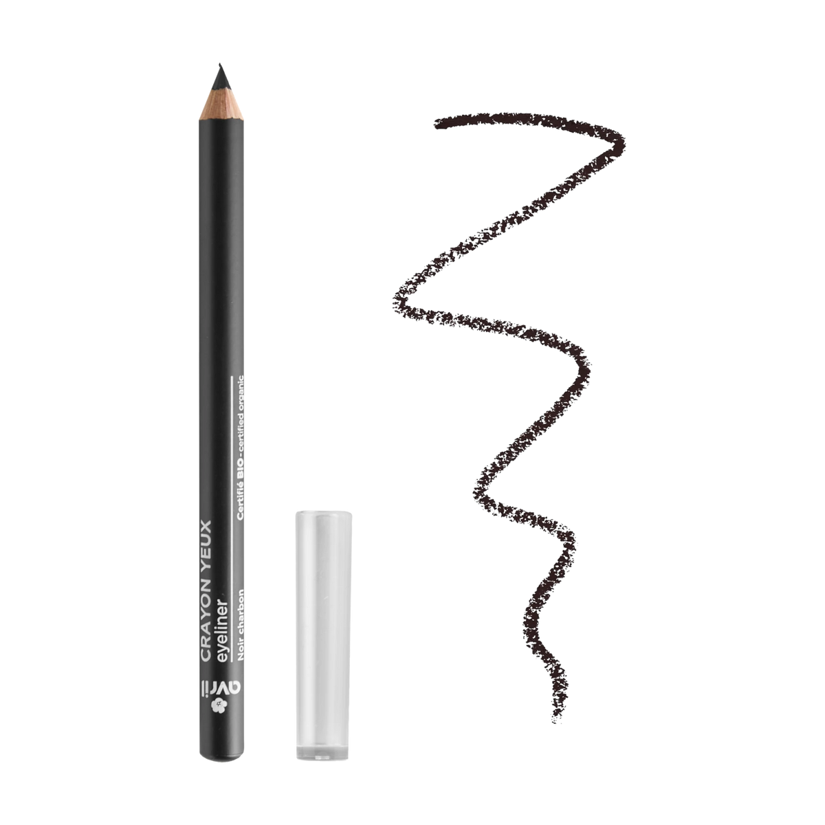 Crayon Yeux Eyeliner Noir Charbon – Avril – Certifié Bio