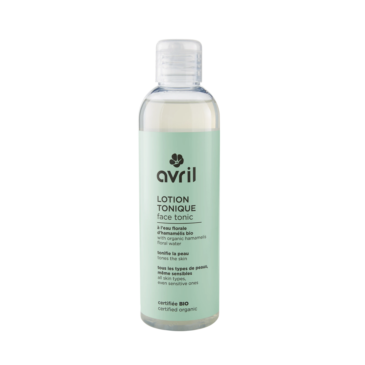 Lotion Tonique à l'Eau Florale d'Hamamélis Bio – Avril – Tous types de peaux