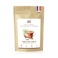 Chocolat Chaud Noix de Coco Le Petit Maître – poudre de cacao bio au lait de coco, recette artisanale, fabriqué en France