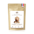 Chocolat Chaud Caramel x Cacahuète Le Petit Maître – poudre de cacao bio duo gourmand, fabriqué en France