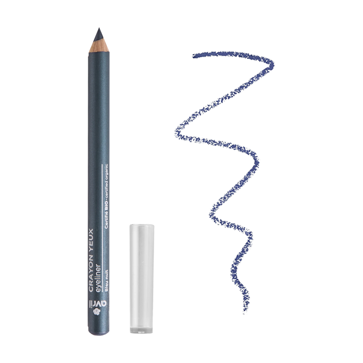Crayon Yeux Eyeliner Bleu Nuit – Avril – Certifié Bio