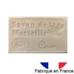 Savon de Marseille à la coco - Fabriqué en France