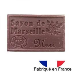 Savon de Marseille à la mûre bio - Fabriqué en France